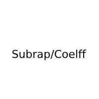 Subrap/Coelff