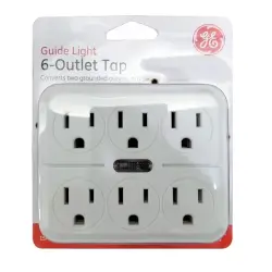 Toma Multiple X 6 para Toma Doble 15A / 1875W (Ge14470)