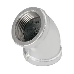 Codo 45 Galvanizado 13 mm 1/2"