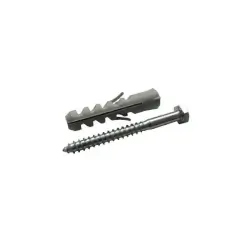 Parafuso Sextavado Rosca Soberba Zincado 16 x 50mm com Bucha Plástica 3/8mm 20Pçs
