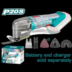 Multiherramienta Inalambrica Oscilante 20V + Accesorios Bateria Y Cargador No Incluido (Tmli2022)
