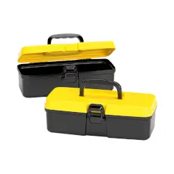 Caixa P/Ferramenta PVC Amarela 29 X 14 X 9,8cm