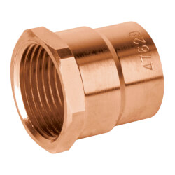 Conector de Cobre de Rosca Interior 1/2"