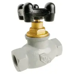 Valvula de Globo Roscada 19 mm 3/4" Laton Alta Presion