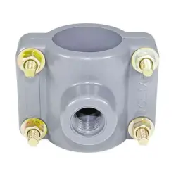 Abrazadera P/Toma Domiciliaria Nylon 6 40-13mm 1 1/2x1/2" Pza