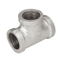 Tee Sencilla Galvanizada Ced 40 6 mm 1/4"