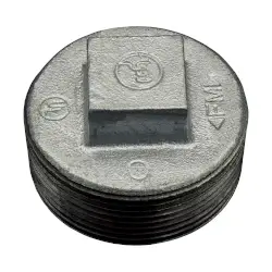 Tapon Macho Galvanizado Ced 40 38 mm 1 1/2"