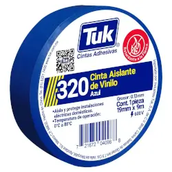 Cinta Aislante PVC Azul 9 mt