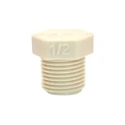 Tapón Macho Plástico 1/2"