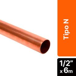 Tubo Cobre Tipo N 1/2" x 6.1 mt