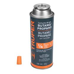 Lata de Gas con Válvula de 1/4 de Vuelta 220 gr
