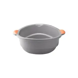 Bacia Plástica Fluir Eco Cinza 1429 9L