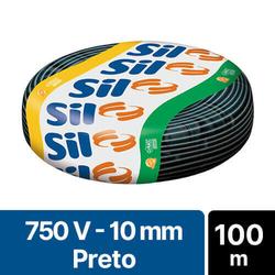 Cabo Flexível 10,00mm X 100M Preto