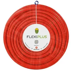 Poliducto Flex sin Guía Naranja ¾" x 19 mm x 50 mt