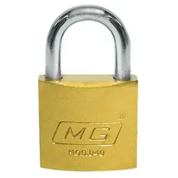 Candado de Seguridad Gancho Corto Hierro 40mm Llave Trad. Mg 40 206163/206176