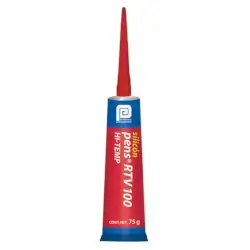 Silicón Negro Hi Temp Industrial Tubo 75 gr 