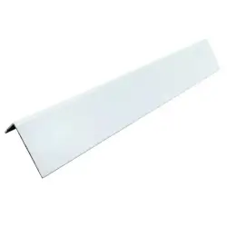 Cantoneira P/Acabamento Aluminio Branco "L" (D) 1" 3M