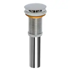Contra sin Rebosadero Lavabo Redondo A. Inox