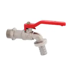 Valvula P/Manguera de Laton Sist/Esfera 13 mm 1/2" C/Conector 4020