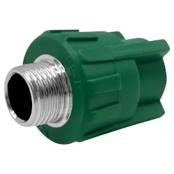 Conector Macho PP-R Termofusionable 20 mm x ½"