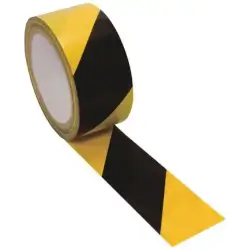 Cinta de Marcaje Amarilla/Negra 2" x 33 mt