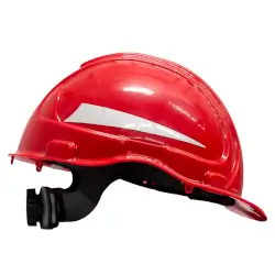 Casco Premium de Matraca 4 Puntos Rojo