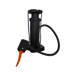 Bomba De Pedal Para Inflar 60 Psi, Ferreco Basics Color Negro