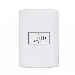 Campainha Eletronica C/ Placa 4x2 Pluzi Branca