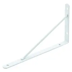 Suporte Prateleira Mão Francesa Podium Forte Branco 50cm
