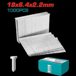 Clavo 18 mm para Clavadora Neumatica 1000 Pzs (Tac918183)