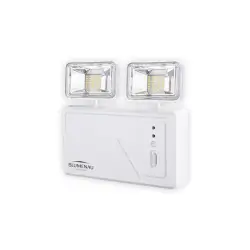 Luminária Emergência Led Quadrada 18W 3000L 2F
