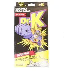 Trampa Adhesiva Grande para Ratas Placa 2pzas