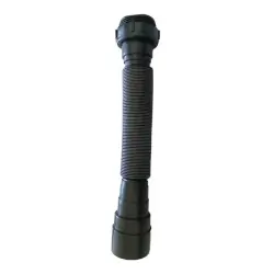 Tubo Ligação ABS Ajustável Preto