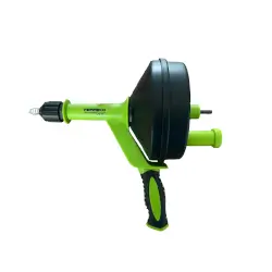 Sonda Destapacaños Manual Con Adaptación A Taladro 7,6 Mts, Tuberias, Desagues, Sanitarios, Lavamanos Ferreco Expert
