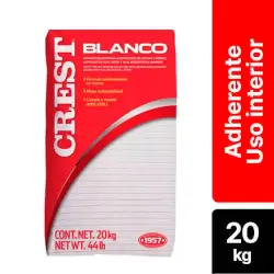 Adhesivo Crest Blanco  20 kg