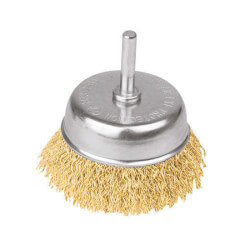 Carda de Copa Alambre Grueso para Taladro 2 3/4"